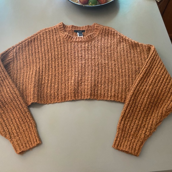 Forever 21 tweed crop sweater large - Picture 1 of 4
